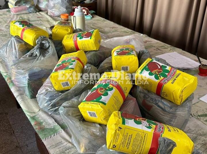 Imagen de Cáritas Arroyo Seco llevó adelante una nueva jornada de entrega de bolsones