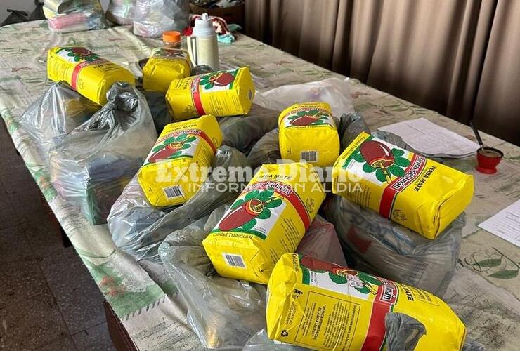 Imagen de Cáritas Arroyo Seco llevó adelante una nueva jornada de entrega de bolsones