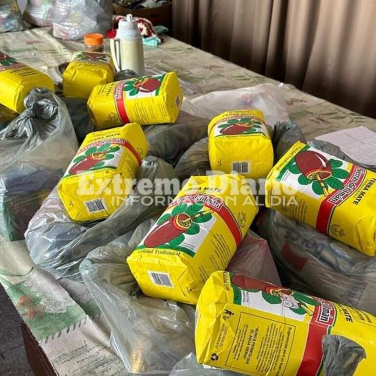 Imagen de Cáritas Arroyo Seco llevó adelante una nueva jornada de entrega de bolsones