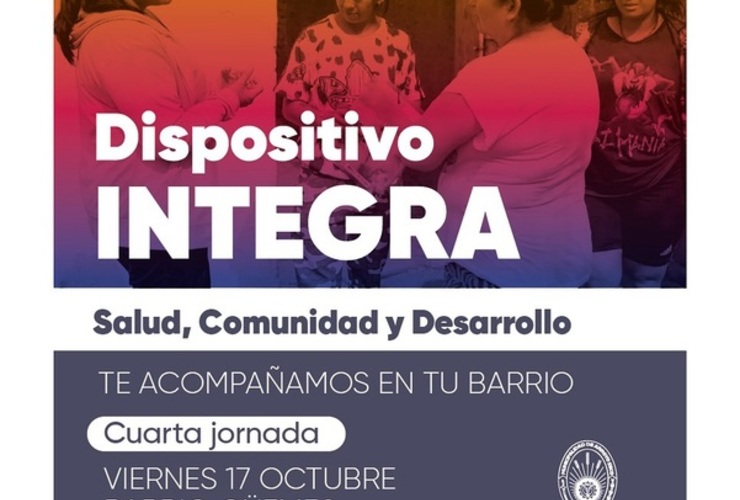 Imagen de Nueva jornada del Dispositivo INTEGRA en barrio Güemes