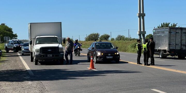 Imagen de Operativo de control en el acceso sur de Arroyo Seco