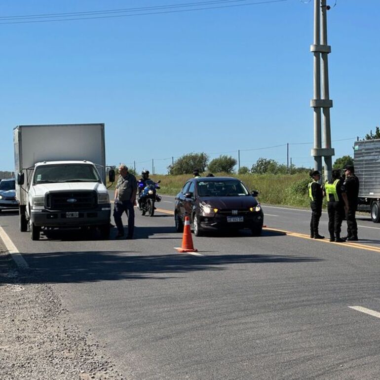 Imagen de Operativo de control en el acceso sur de Arroyo Seco