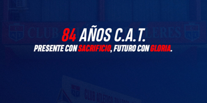 Imagen de El Club Talleres cumple su 84 aniversario