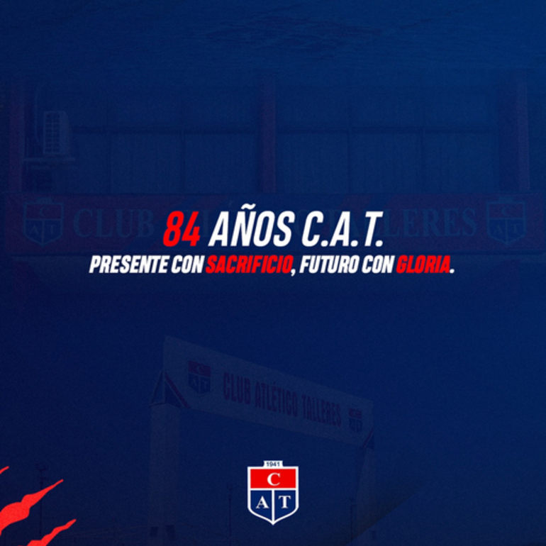 Imagen de El Club Talleres cumple su 84 aniversario