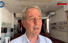 Tras la reuni&oacute;n, Tonelli dialog&oacute; con los medios de prensa.