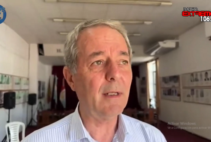 Tras la reunión, Tonelli dialogó con los medios de prensa.