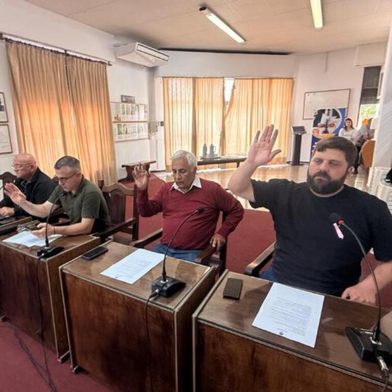 Los concejales durante la sesión de este martes