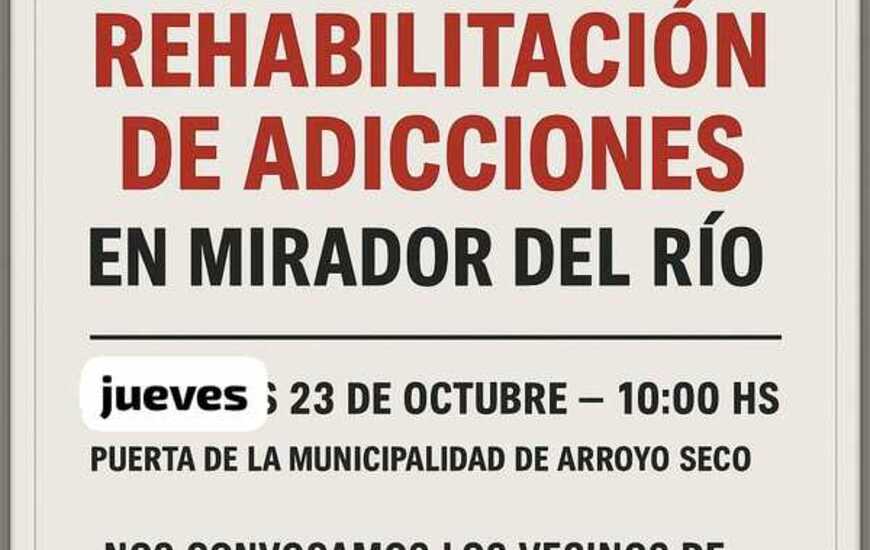 Imagen de Vecinos de Mirador del R&iacute;o se manifiestan contra la instalaci&oacute;n de un centro de rehabilitaci&oacute;n de adicciones