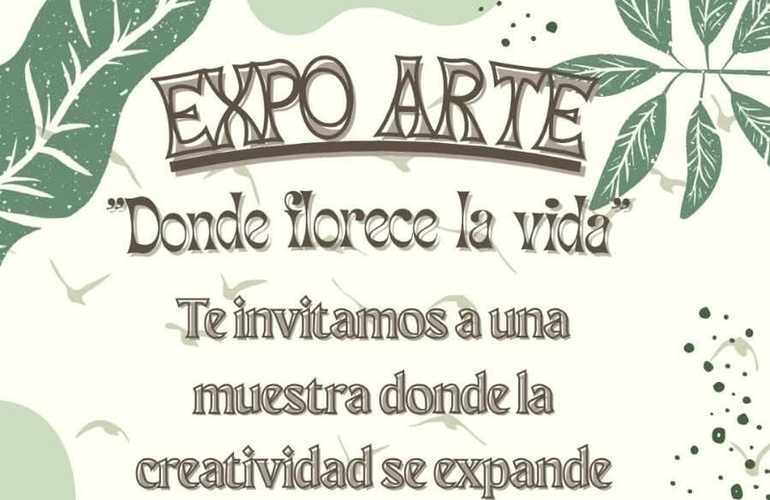 Imagen de La Biblioteca Popular Bernardino Rivadavia invita a la muestra Expo Arte: Donde florece la vida
