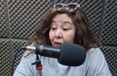 La mujer estuvo en 106.5 hace algunos días atrás.