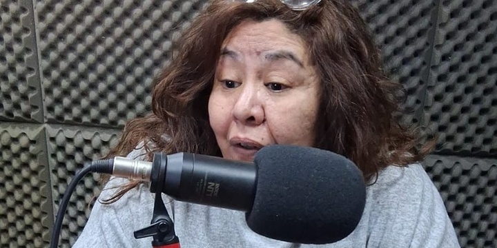 La mujer estuvo en 106.5 hace algunos días atrás.
