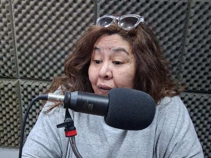 La mujer estuvo en 106.5 hace algunos días atrás.