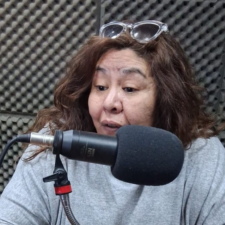 La mujer estuvo en 106.5 hace algunos días atrás.