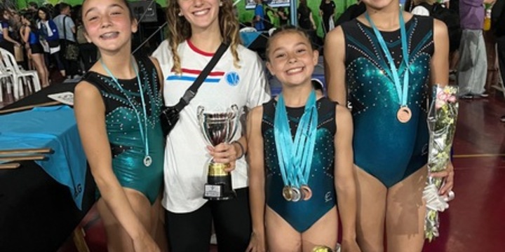 Imagen de Gimnastas de Unión, obtuvieron buenos resultados en Torneo Nacional en Mar de Ajo