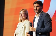 Scaglia y Pullaro hablaron desde el escenario una vez conocidos los resultados. (Provincias Unidas)