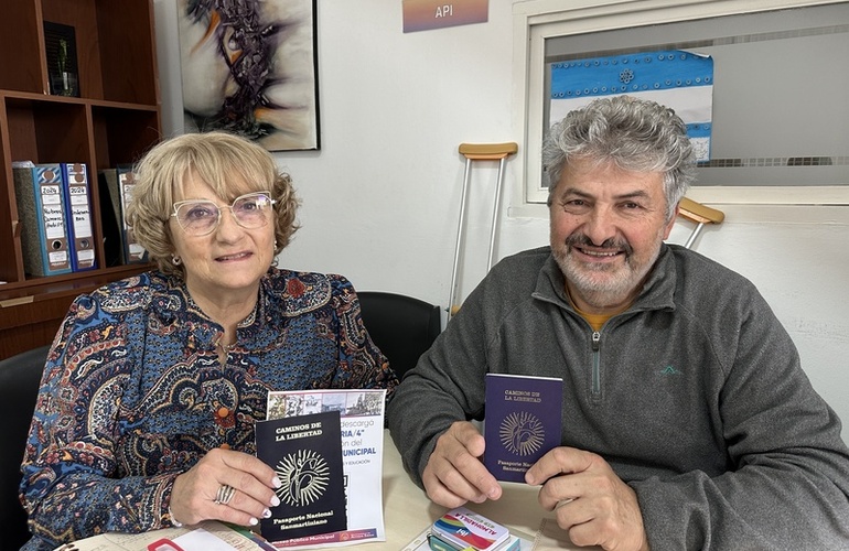 Imagen de Falasco y Farroni se refirieron al Pasaporte Nacional Sanmartiniano en Arroyo Seco