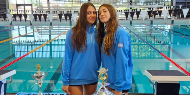 Imagen de Natación: Cekada y Pollacchi de Labarra Olímpica, lograron podios en el 'Promesas Cono Sur' en Uruguay