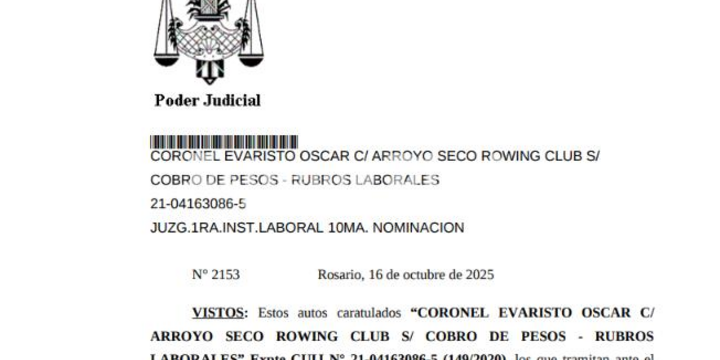 La resolución tiene fecha 16 de octubre 2025