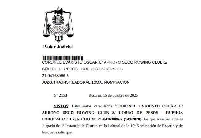 La resoluci&oacute;n tiene fecha 16 de octubre 2025