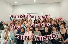 Imagen de Pueblo Esther se vistió de rosa: una jornada de conciencia y encuentro