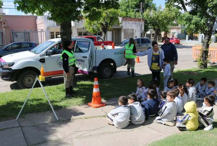 Imagen de Control Urbano realizó jornada de Educación Vial en el Jardín "Niño Jesús"