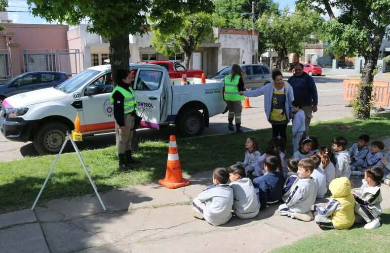 Imagen de Control Urbano realizó jornada de Educación Vial en el Jardín "Niño Jesús"