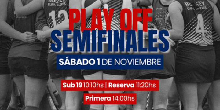 Imagen de Hockey: El 1/11, Talleres jugará semifinales con sus categorías mayores