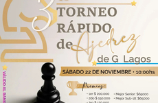 Imagen de El 22/11, será el 3er Torneo Rápido de Ajedrez en el Centro Cultural