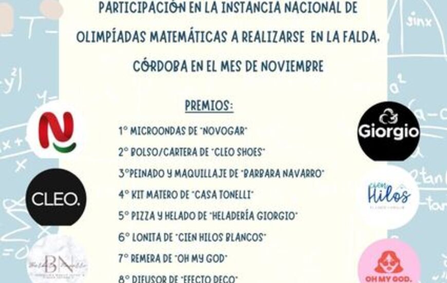 Imagen de Estudiantes arroyenses lanzan una rifa para representar a la ciudad en la instancia nacional de las Olimpiadas Matem&aacute;ticas