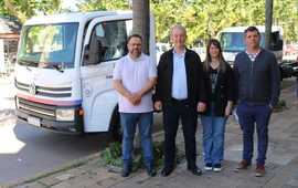 Imagen de El Municipio sum&oacute; dos camiones 0 km para optimizar los servicios p&uacute;blicos