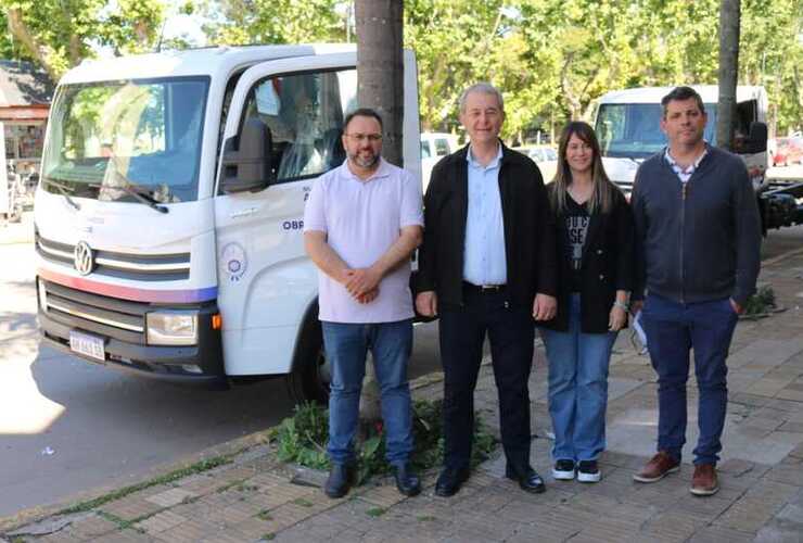 Imagen de El Municipio sumó dos camiones 0 km para optimizar los servicios públicos
