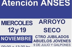 Imagen de ANSES realizará dos jornadas de atención en Arroyo Seco durante noviembre