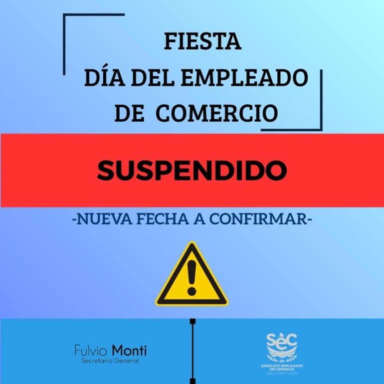 Imagen de La fiesta por el Día del Empleado de Comercio espera por nueva fecha
