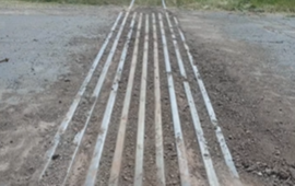 Imagen de Albarellos: Finalizaron los trabajos de reparaci&oacute;n en el cruce ferroviario de calle Garibaldi