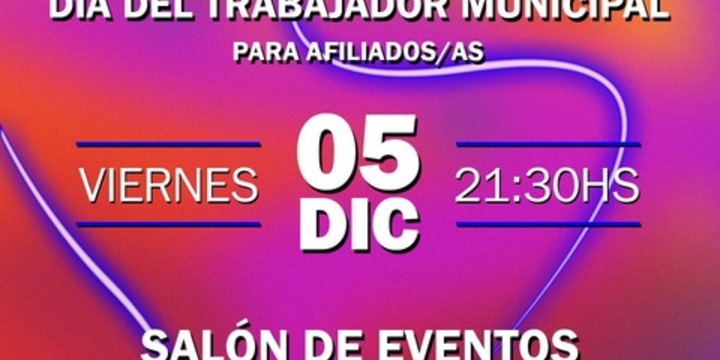 Imagen de El Sindicato Municipal celebra su Gran Fiesta de Fin de Año y Día del Trabajador Municipal