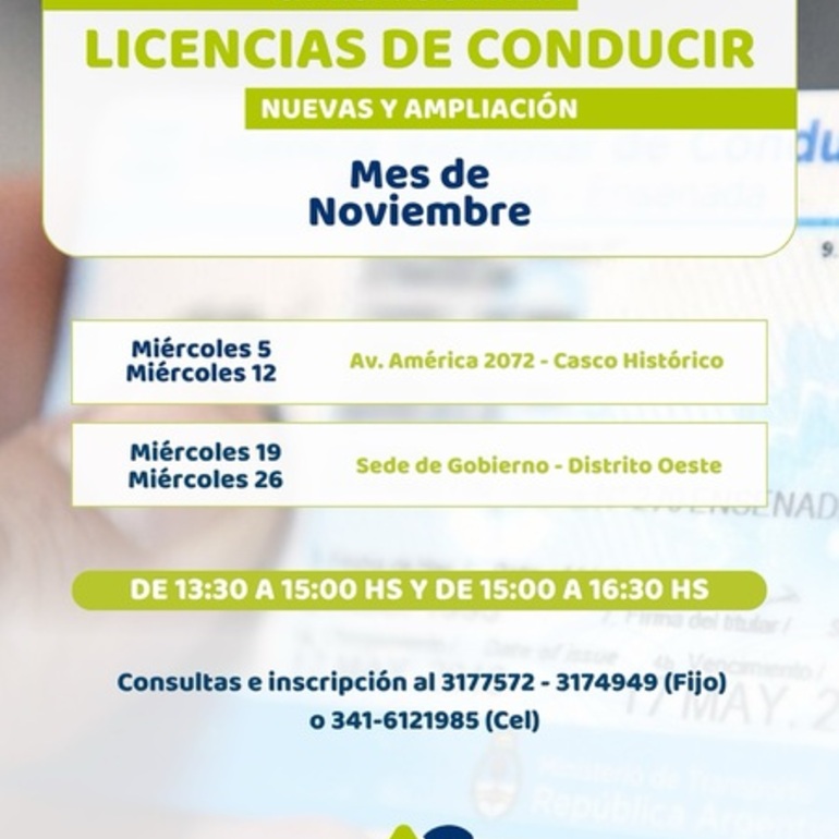 Imagen de Capacitación para nuevas licencias y ampliación de conducir en Alvear