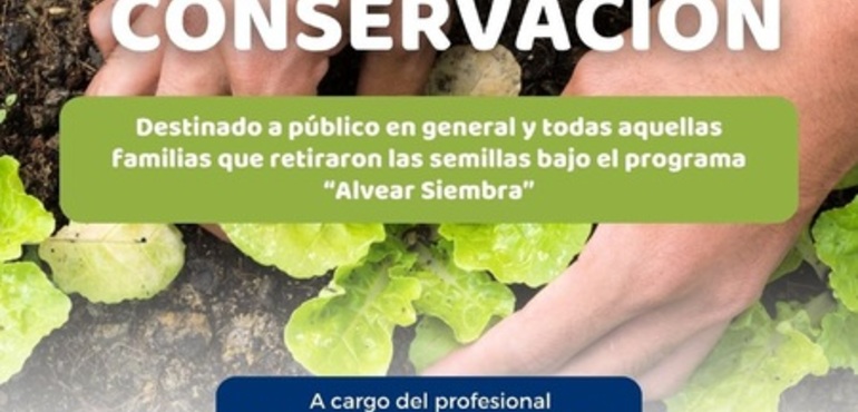 Imagen de Nuevo taller sobre técnicas de cultivo y conservación en Alvear