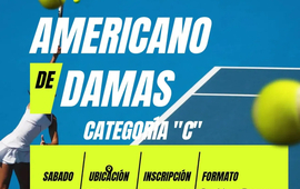 Imagen de Tenis: Torneo Americano de Dobles Damas en Central Argentino