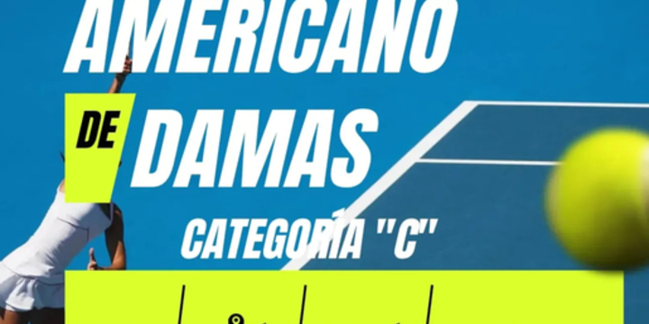 Imagen de Tenis: Torneo Americano de Dobles Damas en Central Argentino