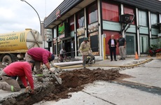 Imagen de Recambio de cañerías en el centro para mejorar el servicio