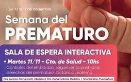 Imagen de Actividades por la Semana del Prematuro en el Centro de Salud �Ram&oacute;n Carrillo� y el Hospital N&deg;50