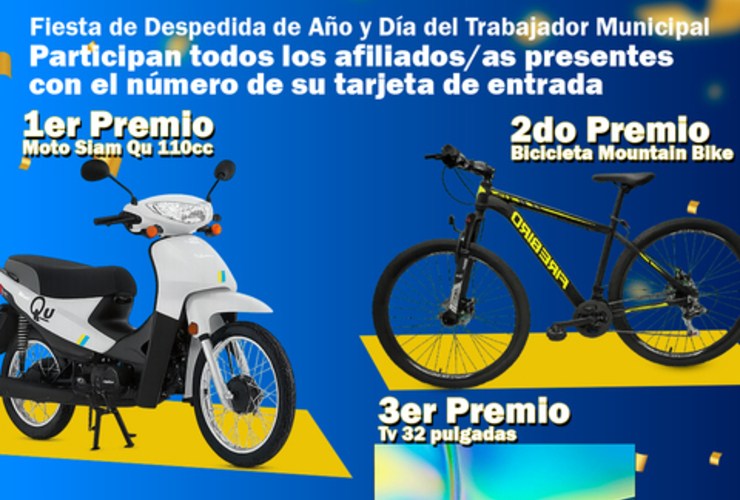 Imagen de SITRAM anunció importantes premios para la fiesta de fin de año de los trabajadores municipales