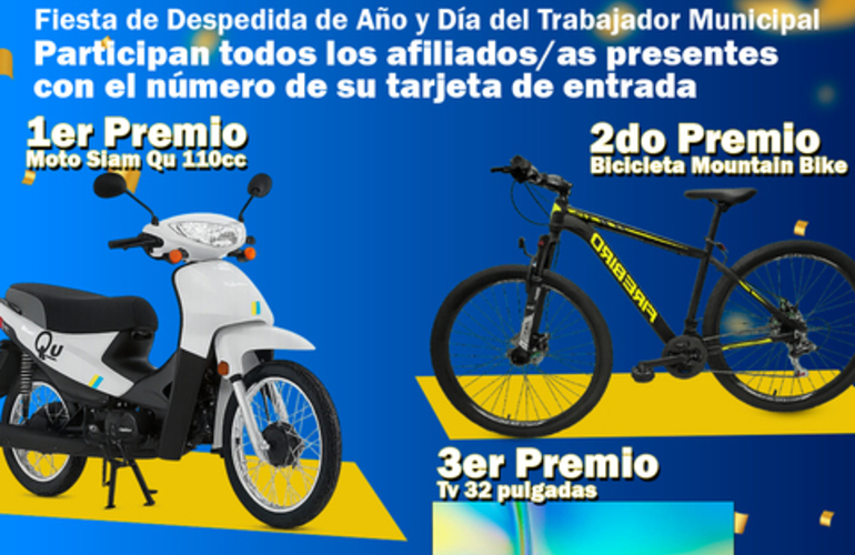 Imagen de SITRAM anunció importantes premios para la fiesta de fin de año de los trabajadores municipales