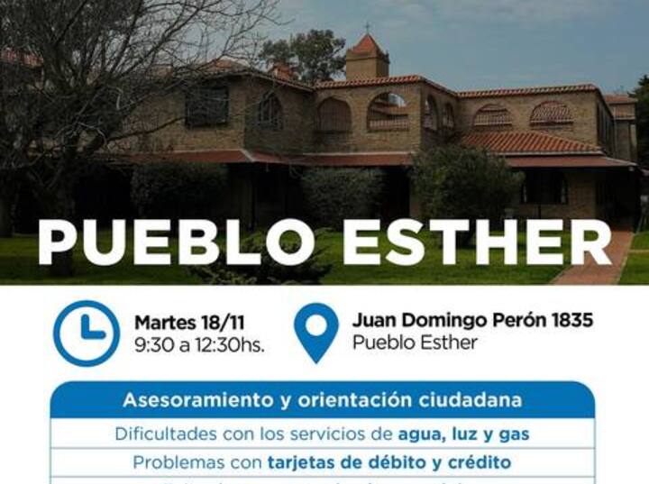 Imagen de La Defensoría del Pueblo brindará asesoramiento en la Municipalidad de Pueblo Esther