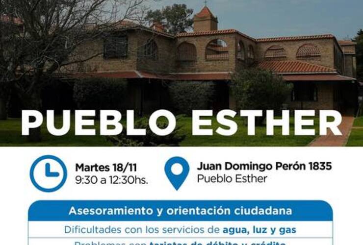 Imagen de La Defensoría del Pueblo brindará asesoramiento en la Municipalidad de Pueblo Esther