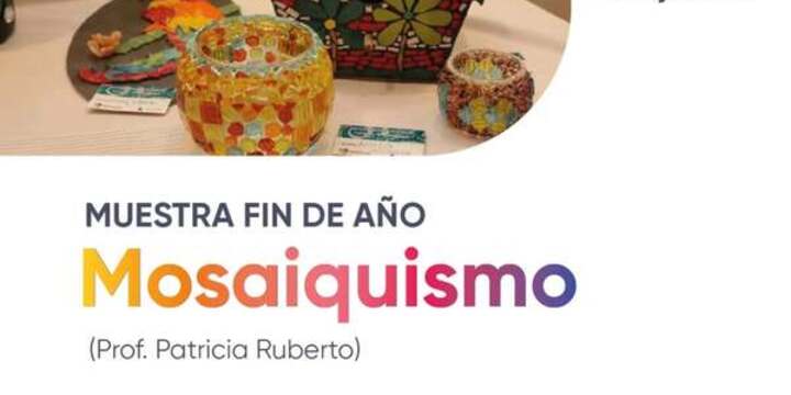 Imagen de El Taller de Mosaiquismo presentará su muestra anual en el Centro Cultural