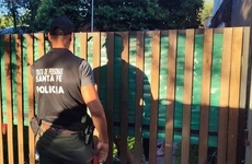 El procedimiento se realizó en una vivienda de Pueblo Esther.