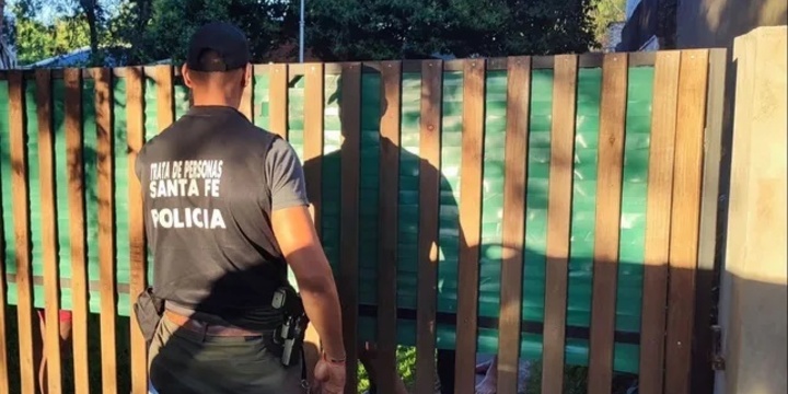 El procedimiento se realizó en una vivienda de Pueblo Esther.