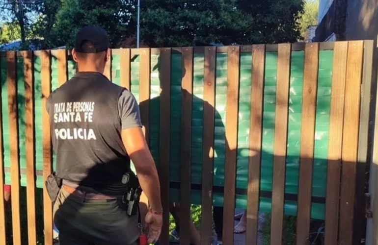 El procedimiento se realizó en una vivienda de Pueblo Esther.