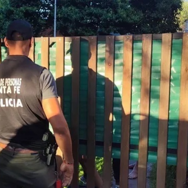 El procedimiento se realizó en una vivienda de Pueblo Esther.